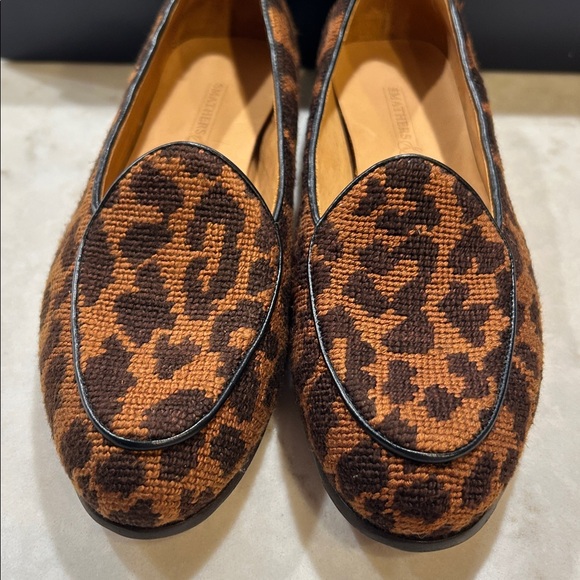 NEW Smathers and Branson Cheetah Print Belgian Loafers - Picture 2 of 6